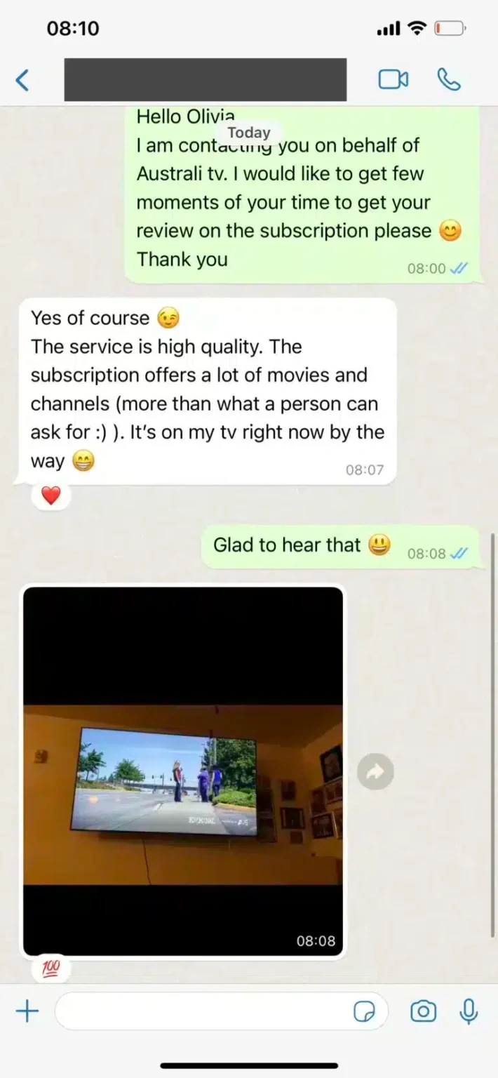 ReflexSat IPTV review by Emma W.