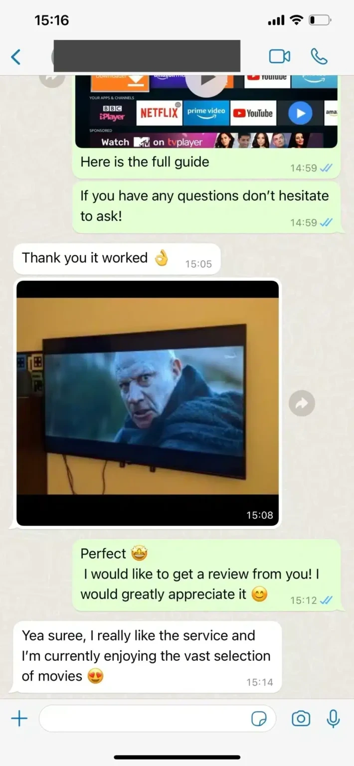 ReflexSat IPTV review by David L.